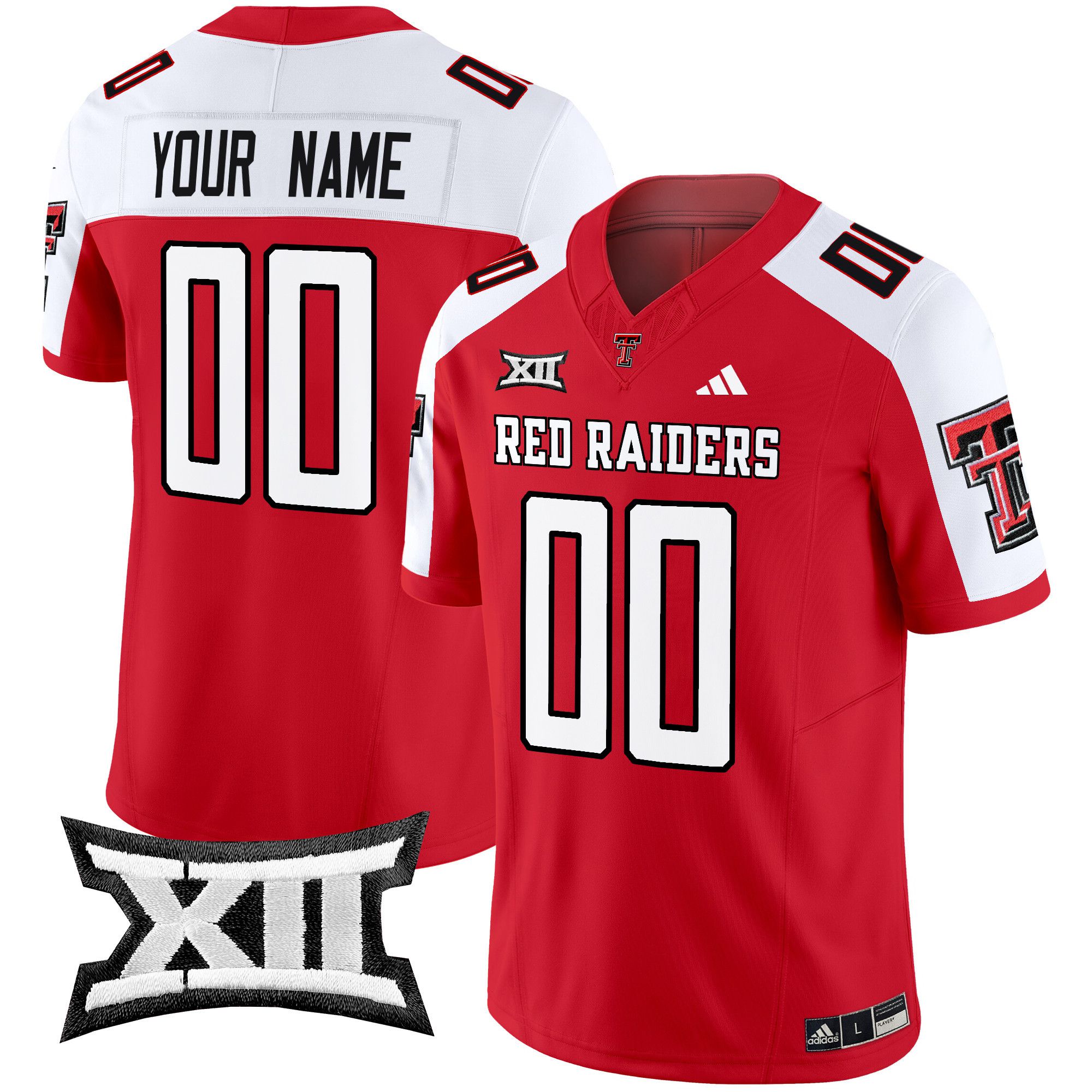 Men Texas Tech Red Raiders Red 2024 Vapor Limited Custom NCAA Jersey